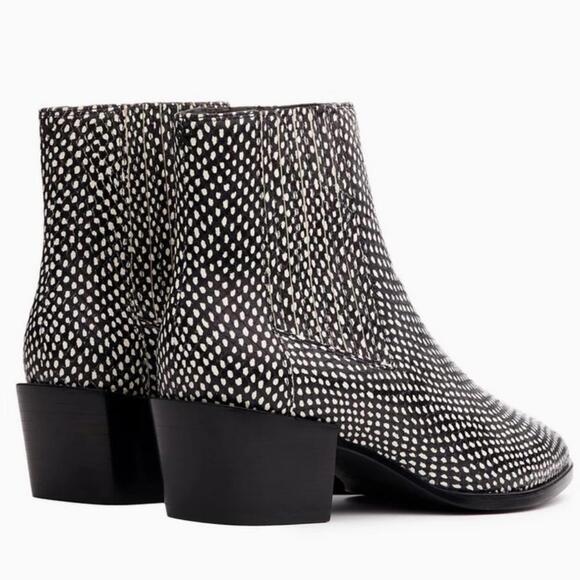 Rag & Bone Rover Black and White Chelsea Boot EU37/US 6.5 - Picture 3 of 9